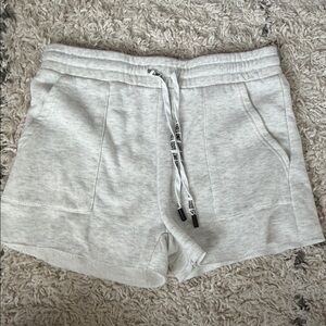 heather gray sweat shorts cali 1850 los angeles women's